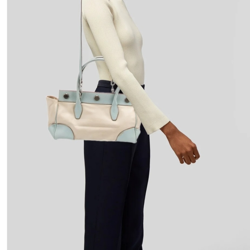 Vintage 2002 PRADA Canapa Tote